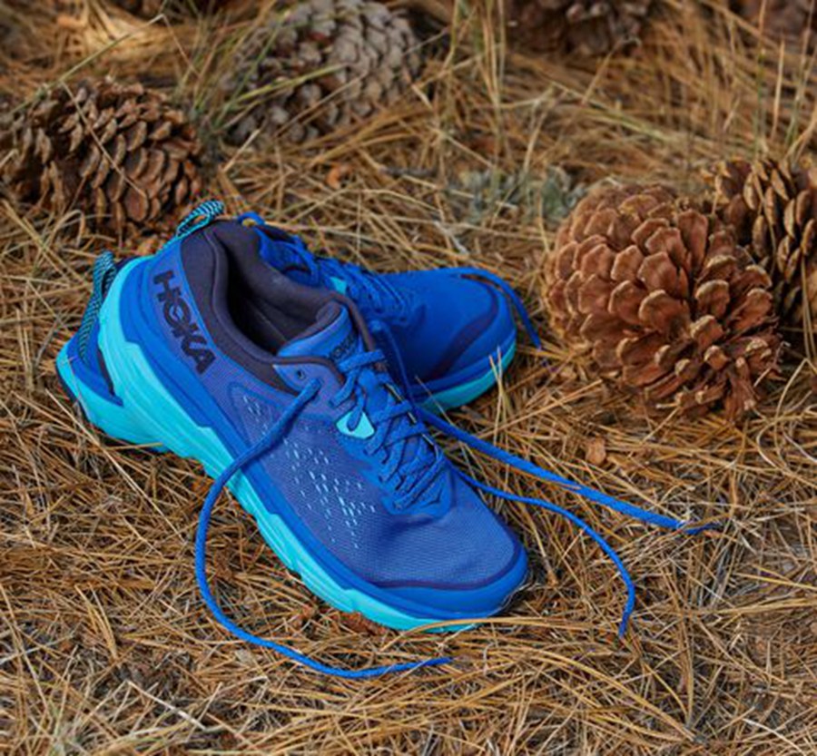 Tenis Hoka One One Trail Hombre Azules - Challenger Atr 6 - MTAY04639